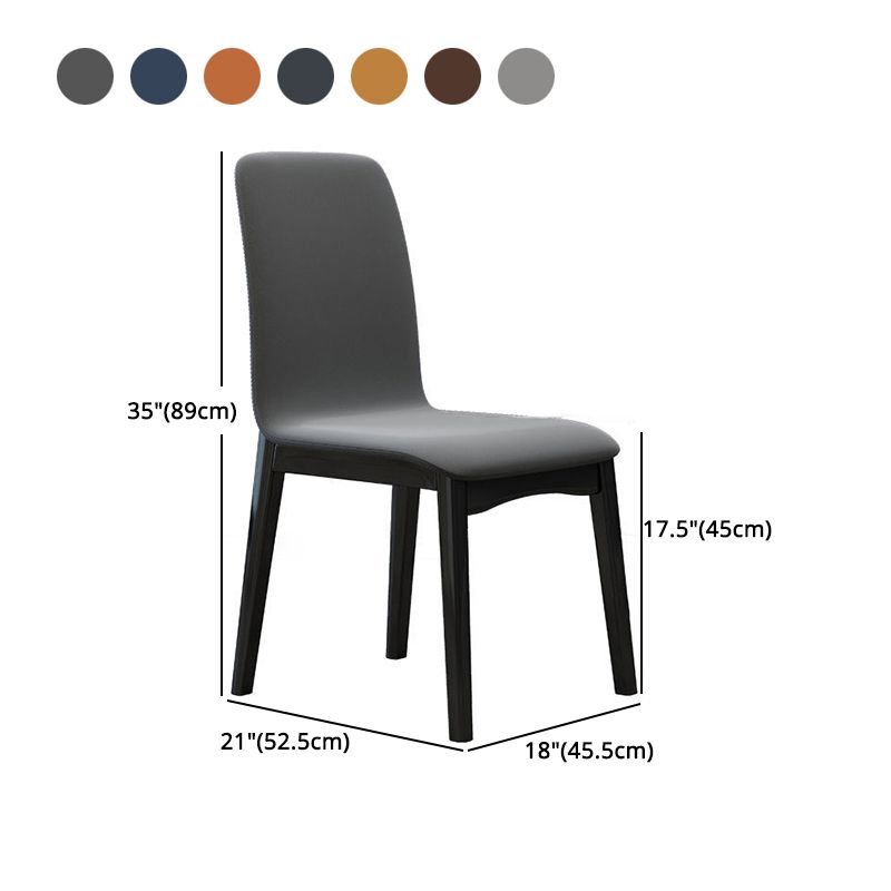 Industrial Wood Dining Kitchen Room Side Chair Parsons Chair Clearhalo ' kitchen&dining_furn' 'Dining Chairs' 'Dining Tables & Seating' 'dining_chair' 'furn' 'furn_dining_chair' 'Furniture' 'furniture_dining_chair' 'Kitchen & Dining Furniture' 'kitchen' 1200x1200_972fe251-e25c-4a23-b796-6ba9233a7c05