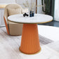 Round Dinette Table Traditional Luxury Dinner Room Kitchen Table with Metal Base Clearhalo ' dining_table' 'Dining Tables & Seating' 'Dining Tables' 'furn' 'furn_dining_table' 'Furniture' 'furniture_dining_table' 'Kitchen & Dining Furniture' 'kitchen&dining_furn' 'kitchen' 'kitchen_dining_table' 1200x1200_9730626b-388f-4e7f-a549-a2bcaea068d7