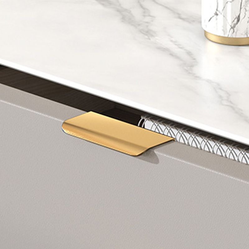 Glam-kist van geconstrueerd hout voor slaapkameropbergkist met lades