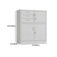 Steel Filing Cabinet Contemporary Silver File Cabinet with Lock and Storage