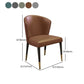 Modern Hotel Wingback Side Chair Matte Finish Upholstered Dining Chair Clearhalo ' kitchen&dining_furn' 'Dining Chairs' 'Dining Tables & Seating' 'dining_chair' 'furn' 'furn_dining_chair' 'Furniture' 'furniture_dining_chair' 'Kitchen & Dining Furniture' 'kitchen' 1200x1200_9734e486-38ab-42bd-a5c4-15e3a48ccfc8