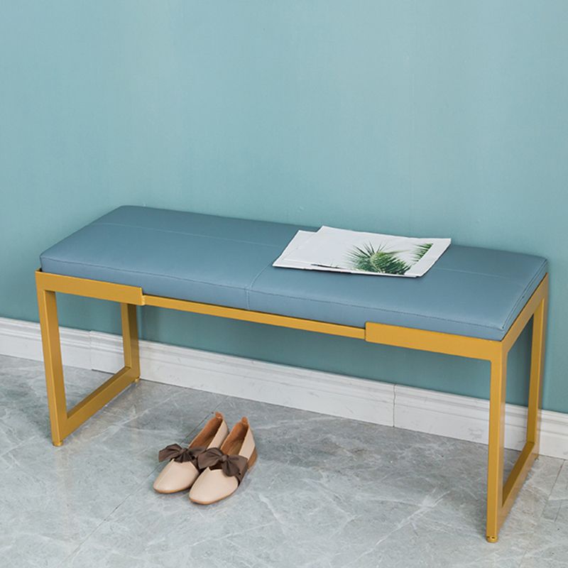 Contemporary Upholstered Seating Bench Bedroom Ottoman Bench in Blue with Legs Clearhalo 'Benches' 'Chairs & Seating' 'furn' 'furn_benches' 'Furniture' 'Living Room Furniture' 1200x1200_9735245d-0d66-490d-8391-d96a7eae75c1