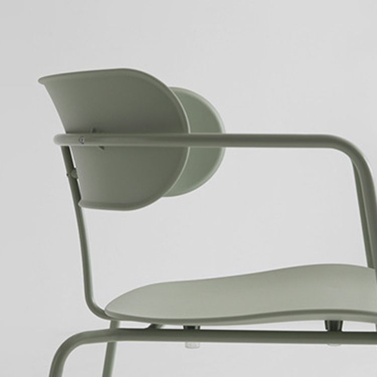 Contemporary Arm Plastic Side Chair for Home Open Back Side Chair Clearhalo 'Dining Chairs' 'Dining Tables & Seating' 'dining_chair' 'furn' 'furn_dining_chair' 'Furniture' 'furniture_dining_chair' 'Kitchen & Dining Furniture' 1200x1200_9735bb4a-c56a-42b9-af1c-815bfa45e6e1