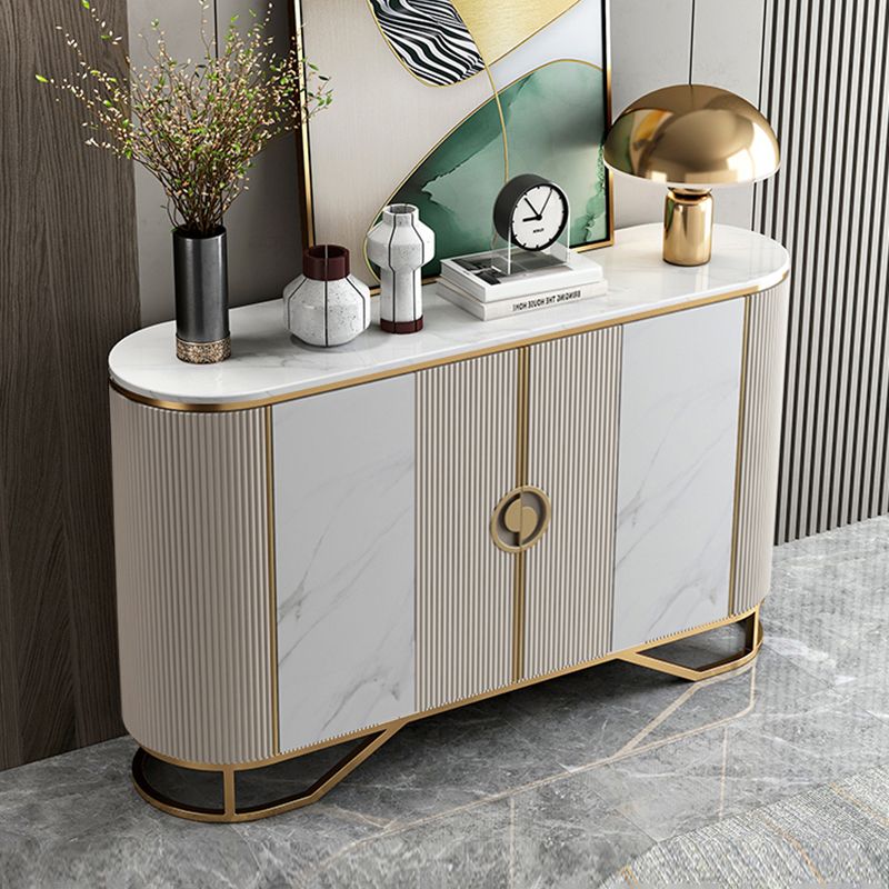 Glam Sideboard Cabinet Marmo Sideboard Tavolo con porte per cucina