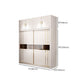 Modern Style Wardrobe Cabinet Glass Wardrobe Closet for Home