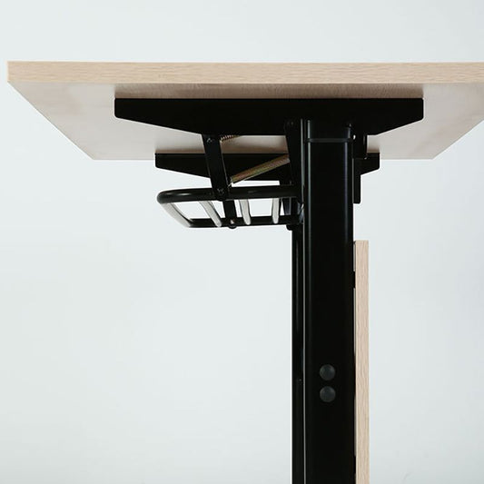 Escritorio de escritura contemporánea para escritorio rectangular de 30 "H con ruedas de lanzadores