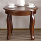 Traditional Wood Round Top Side Table 26.3" Tall 4 Legs End Table Clearhalo 'Coffee & Accent Tables' 'End & Side Tables' 'end_side_tables' 'furn' 'furn_end_side_tables' 'Furniture' 'Living Room Furniture' 1200x1200_973db2b2-f603-4b2c-a23c-429ac68941b0