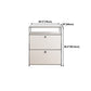 White Colour Metal Sideboard Contemporary Style Storage Dining Sideboard Clearhalo 'buffet_sideboard' 'Buffets & Sideboards' 'furn' 'furn_buffet_sideboard' 'Furniture' 'Kitchen & Dining Furniture' 1200x1200_973dc8b5-1312-497d-9133-06a7cc30f25e