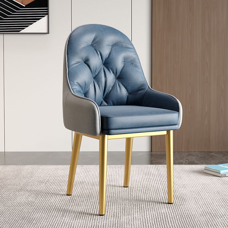 Modern Style Home Solid Back Metal Dining Arm Chair(Set of 4/8) Clearhalo 'Dining Chairs' 'Dining Tables & Seating' 'dining_chair' 'furn' 'furn_dining_chair' 'Furniture' 'Kitchen & Dining Furniture' 1200x1200_973dd84b-6dfd-4366-b98a-cbf165aadc79