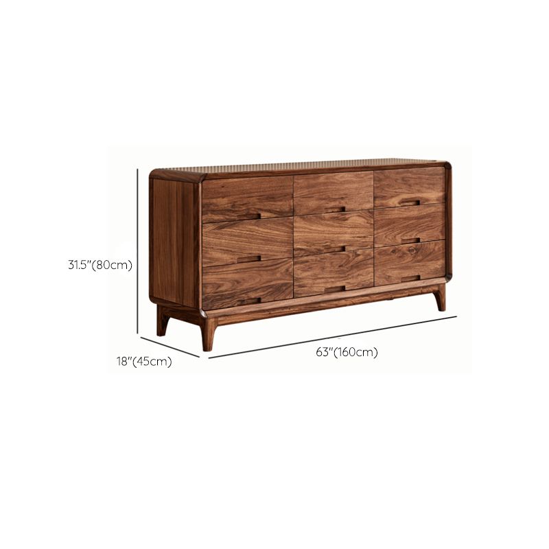 Mid-Century Modern Chest with Drawers and Straight Legs in Solid Wood Clearhalo 'Cabinets & Chests' 'cabinets_chests' 'furn' 'furn_cabinets_chests' 'Furniture' 'Living Room Furniture' 1200x1200_974240fa-d475-4bcb-b701-17a44cd794c3