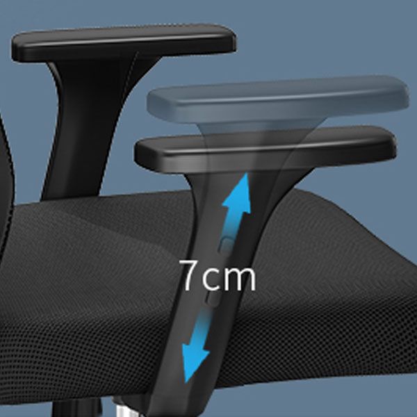 Moderne stijl taakstoel mesh tilt mechanisme bureaustoel met verstelbare armen