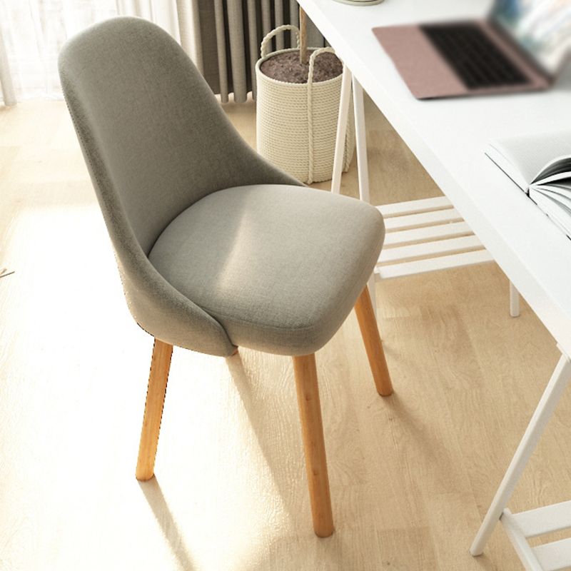 Armless Chair 17.7" L x19.6" W x31.4" H Solid Wood Frame Chair for Living Room Clearhalo 'Accent Chairs' 'accent_chairs' 'Chairs & Seating' 'furn' 'furn_accent_chairs' 'Furniture' 'furniture_accent_chairs' 'Living Room Furniture' 1200x1200_9745aa9b-e224-4cac-9ef9-4e743833ea90