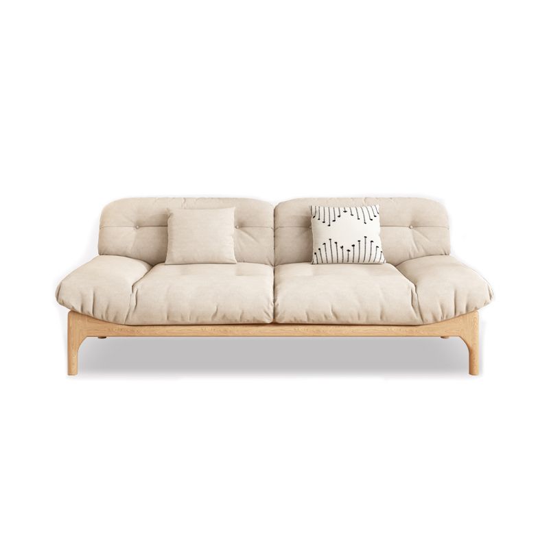 Divano standard a bracciale senza armamento trapuntato contemporaneo con copertina