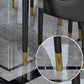 Glam Matte Finish Marble Table Home Rectangle Dining Table with 4 Legs Clearhalo 'Dining Tables & Seating' 'Dining Tables' 'dining_table' 'Furniture' 'furniture_dining_table' 'Kitchen & Dining Furniture' 'kitchen' 'kitchen_dining_table' 1200x1200_974b30d5-5d8f-4aef-ba56-207e368beeba
