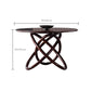 Contemporary Solid Wood Dining Table Round Pedestal Base Dining Table for Home Clearhalo 'Dining Tables & Seating' 'Dining Tables' 'dining_table' 'furn' 'furn_dining_table' 'Furniture' 'Kitchen & Dining Furniture' 1200x1200_974b7d6a-e704-4982-9da4-faa792a12dd8