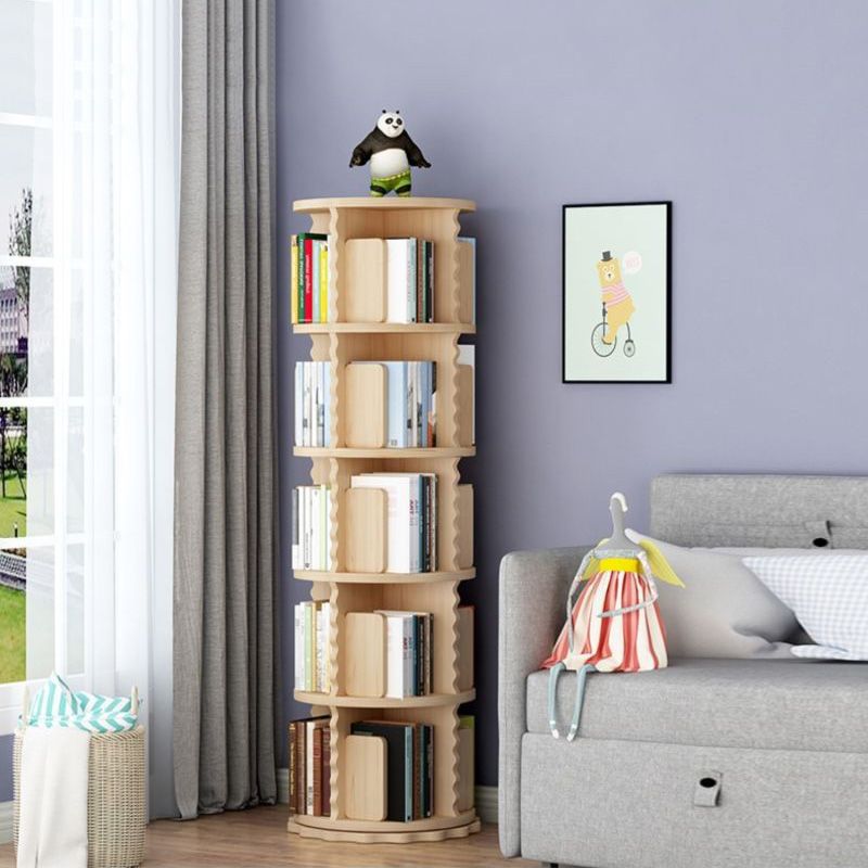 Scandinavian Style Bookshelf Closed Back Solid Wood Bookcase for Home Office Clearhalo 'Bookcases' 'furn' 'furn_bookcases' 'Furniture' 'furniture_bookcases' 'Office Furniture' 1200x1200_974d59eb-c5c8-4d55-82cf-53667d2ed822