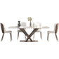 Traditional Luxury Dining Table Rectangle Sintered Stone Dining Table with Pedestal Base Clearhalo ' dining_table' 'Dining Tables & Seating' 'Dining Tables' 'furn' 'furn_dining_table' 'Furniture' 'furniture_dining_table' 'Kitchen & Dining Furniture' 'kitchen&dining_furn' 'kitchen' 'kitchen_dining_table' 1200x1200_974fca75-4c58-497e-bd01-8ea88e041980