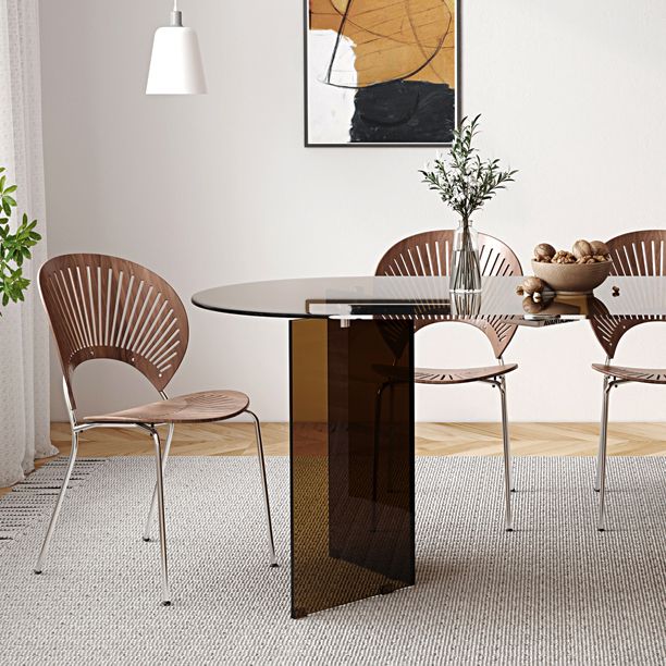 SECILTY STILE MOBILI DI VECOLO OVAL OVAL DOPPIO PEDESTALE PASSAGGIO TABELLO PER CASA