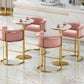 Modern Faux Marble Top Pub Table Set 1/3/5 Pieces White Bar Set with Upholstered Stools Clearhalo 'Bar Furniture' 'furn' 'furn_home_bar_bar_sets' 'Furniture' 'Home Bars & Bar Sets' 'home_bar_bar_sets' 'Kitchen & Dining Furniture' 1200x1200_97540196-79c8-4536-92e5-94f1938d8d96