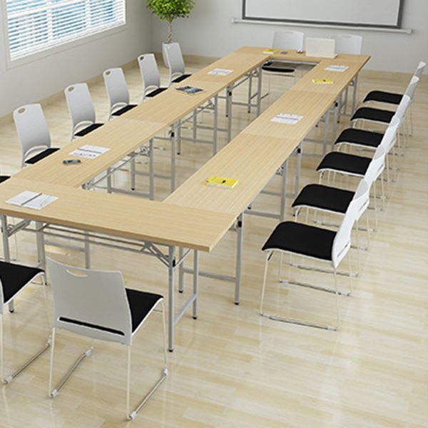 Chaise de bureau rembourrée sans bras moderne bas Back Back No Wheels Office Chair