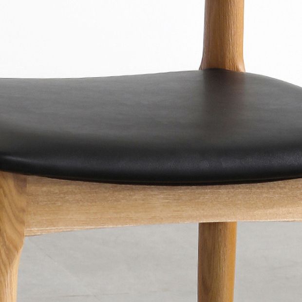 Scandinavian Open Back Side Chair Matte Finish Upholstered Dining Chair Clearhalo ' kitchen&dining_furn' 'Dining Chairs' 'Dining Tables & Seating' 'dining_chair' 'furn' 'furn_dining_chair' 'Furniture' 'furniture_dining_chair' 'Kitchen & Dining Furniture' 'kitchen' 1200x1200_975ac04d-4b1b-4761-b41a-da6c28f4af73