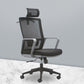 Modern Slide Chair Fixed Arms Adjustable Seat Height Desk Chair with Wheels Clearhalo 'furn' 'furn_office_chair' 'Furniture' 'Office Chairs' 'Office Furniture' 'office_chair' 1200x1200_975b8544-494b-4636-83f7-d5bb6354eb91