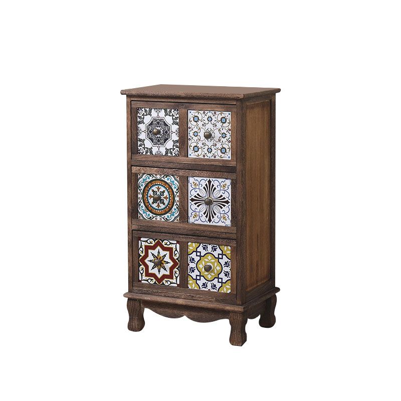 12 "W Lingerie coffre en bois vertical coffre avec tiroirs pour chambre à coucher