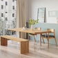Rectangle Double Base Dining Table Modern Pine Wood Table for Living Room Clearhalo 'Dining Tables & Seating' 'Dining Tables' 'dining_table' 'furn' 'furn_dining_table' 'Furniture' 'Kitchen & Dining Furniture' 1200x1200_975d551e-60a0-427a-b9a0-02dd4b003cec