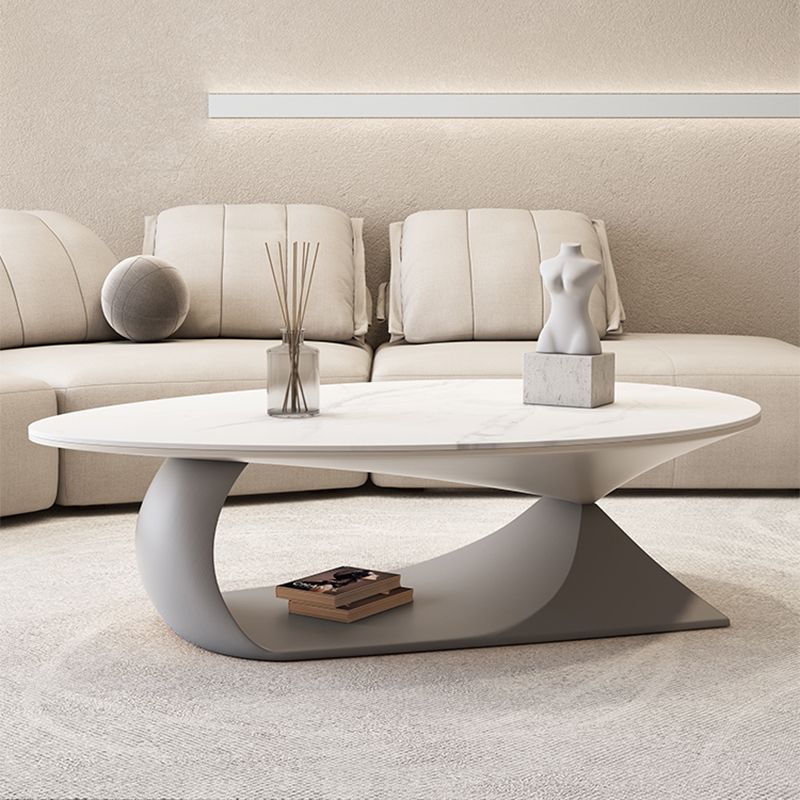 Slate Top Coffee Cocktail Table Abstract Coffee or End Table