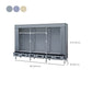 Matte Finish Wardrobe for Home Modern Style Storage Cabinet with Metal Frame