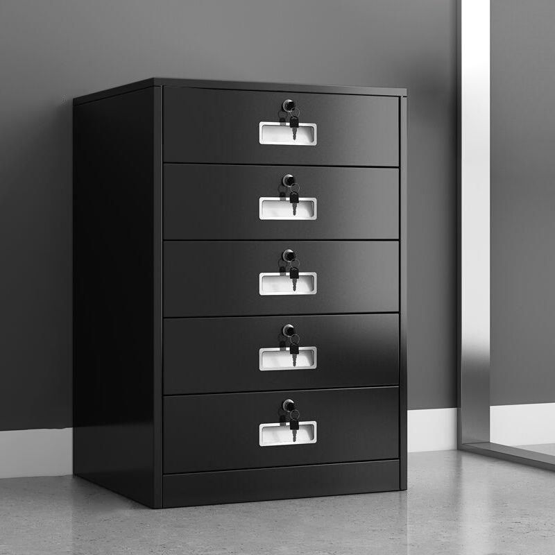 Fireproof File Cabinet Metal Locking Drawers Plain Vertical File Cabinet Clearhalo 'Filing Cabinets' 'filling_cabinets' 'furn' 'furn_filling_cabinets' 'Furniture' 'Office Furniture' 1200x1200_97611709-8d49-4492-8ff5-2011ebd54099
