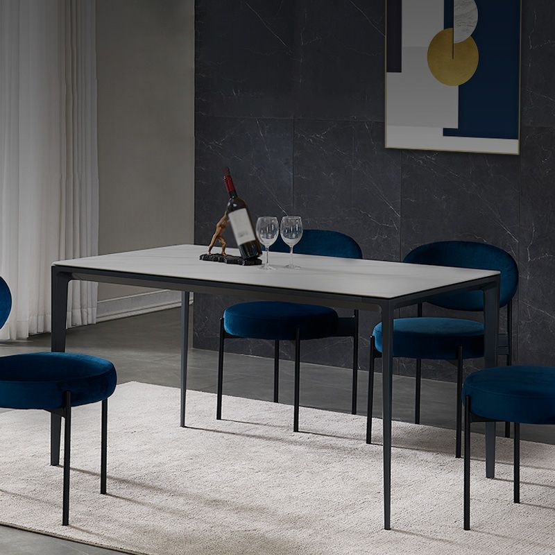 Minimalist 1/4/5 Pieces Sintered Stone Dining Table Set Rectangle Dining Room Set Clearhalo 'Dining Room Sets' 'Dining Tables & Seating' 'dining_room_set' 'furn' 'furn_dining_room_set' 'Furniture' 'furniture_dining_room_set' 'Kitchen & Dining Furniture' 'kitchen&dining_furn' 'kitchen' 1200x1200_9761331d-2ec3-4171-a9e6-92e6a3745c27