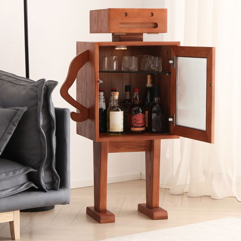 Moderno server del server buffet cenere server con porte per cucina