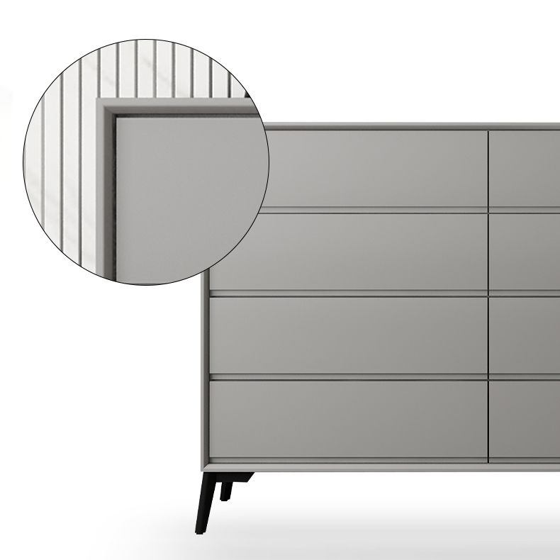 Modern Engineered Wood Buffet Sideboard 15.7"D Dining Room Buffet Server Clearhalo 'buffet_sideboard' 'Buffets & Sideboards' 'furn' 'furn_buffet_sideboard' 'Furniture' 'furniture_buffet_sideboard' 'Kitchen & Dining Furniture' 1200x1200_9761b4ea-f076-414e-96c5-ac2849449c8f