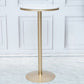 Stone Bar Dining Table Glam Round /Square Bar Table with Pedestal for Dining Room Clearhalo 'Bar Furniture' 'Bar Tables' 'bar_tables' 'furn' 'furn_bar_tables' 'Furniture' 'furniture_bar_tables' 'Kitchen & Dining Furniture' 1200x1200_97625fc7-a360-4d9a-927a-bde4e3259fc1