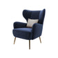 Chaise d'aile scandinave, chaise d'accent pour chambre et salon