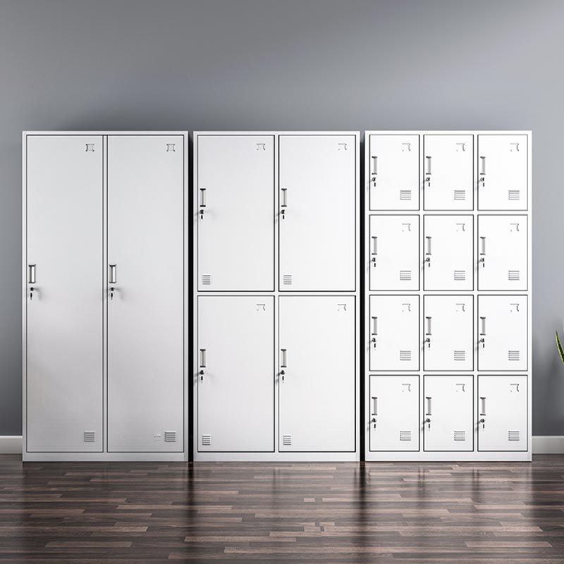 Hinged Modern Wardrobe Armoire Metal Wardrobe Cabinet for Home Clearhalo 'Armoires & Wardrobes' 'armoires_wardrobes' 'Bedroom Furniture' 'furn' 'furn_armoires_wardrobes' 'Furniture' 1200x1200_97663220-e8c0-447d-9a7f-9ea2ada30bdd