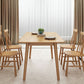 Luxury Rectangle Dining Table Solid Wood Dining Table with 4 Legs Clearhalo 'Dining Tables & Seating' 'Dining Tables' 'dining_table' 'furn' 'furn_dining_table' 'Furniture' 'Kitchen & Dining Furniture' 1200x1200_9769642d-3196-4d9d-80a4-9a64d387e8ab