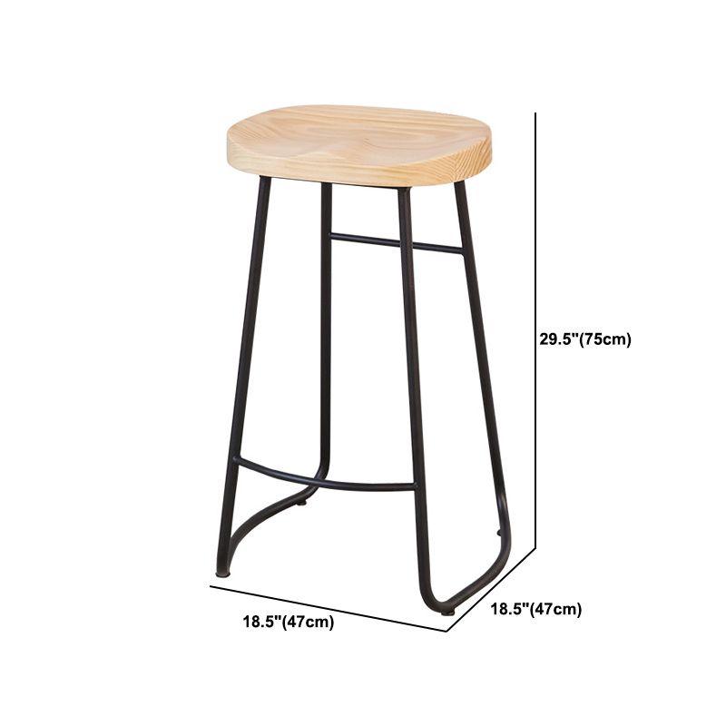 Recangle industriel Table de table en bois massif en bois massif 1/5/9