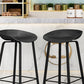 Contemporary Plastic Backrest Counter High Stool with 4 Legs Clearhalo 'Bar Furniture' 'Bar Stools' 'bar_stools' 'furn' 'furn_bar_stools' 'Furniture' 'Kitchen & Dining Furniture' 1200x1200_976b37e2-5a32-4b29-8329-7c7a644315e9