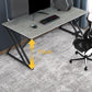 Modern Rectangular Stone Writing Desk Home Office Desk with Metal Legs Clearhalo 'furn' 'furn_office_desk' 'Furniture' 'Office Desks' 'Office Furniture' 'office_desk' 1200x1200_976ddb75-9179-4f25-9666-e8bb8ee3862f
