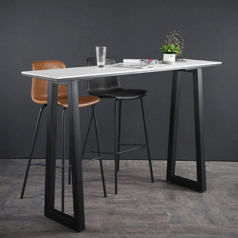 Contemporary Bar Stool Armless Leather Low Back Counter Chair with Footrest and Iron Base Clearhalo 'Bar Furniture' 'Bar Stools' 'bar_stools' 'furn' 'furn_bar_stools' 'furniture_bar_stools' 'Kitchen & Dining Furniture' 'kitchen&dining_furn' 'kitchen' 'kitchen_furn' Furniture' 1200x1200_976df074-add7-41b9-9ba0-63167c09552e