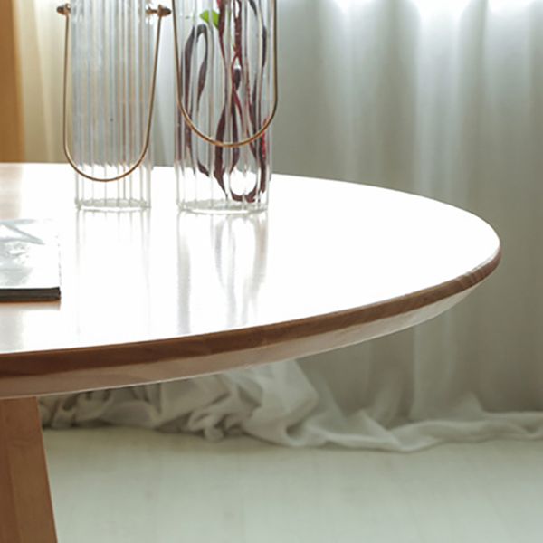 Stile moderno Oval Natural Desk Office Home Office Scriva da scrittura in legno