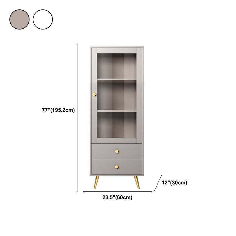 23,62 "Bois de large et métal 1 - armoire d'accent de porte, 2 - armoire d'accent tiroir - bois