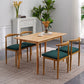 Contemporary Solid Wood Rectangular Dining Table for Dining Room