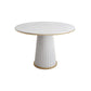 Traditional Luxury Dining Table White Sintered Stone Table for Home