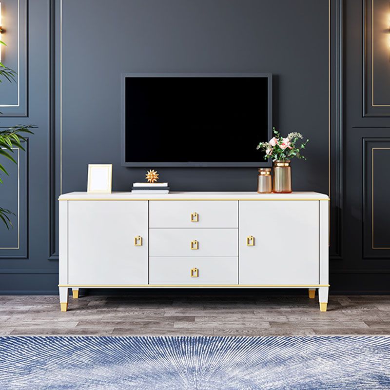 Modern TV Stand Console Solid Wood TV Media Console with Drawers Clearhalo 'furn' 'furn_tv_stands_entertainment_centers' 'Furniture' 'Living Room Furniture' 'TV Stands & Entertainment Centers' 'TV Stands & Media Storage Furniture' 'tv_stands_entertainment_centers' 1200x1200_977a354f-10d9-4bd3-99a0-c3ca4401ba9e