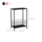 23.62" Tall Rectangular Side Accent Table Metal 4 Legs End Table