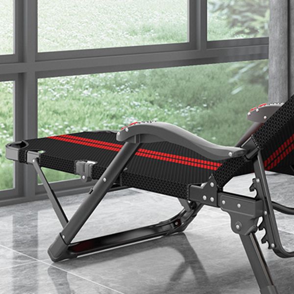 位置ロックと金属ベースを備えたブラックモダン標準リクライニング