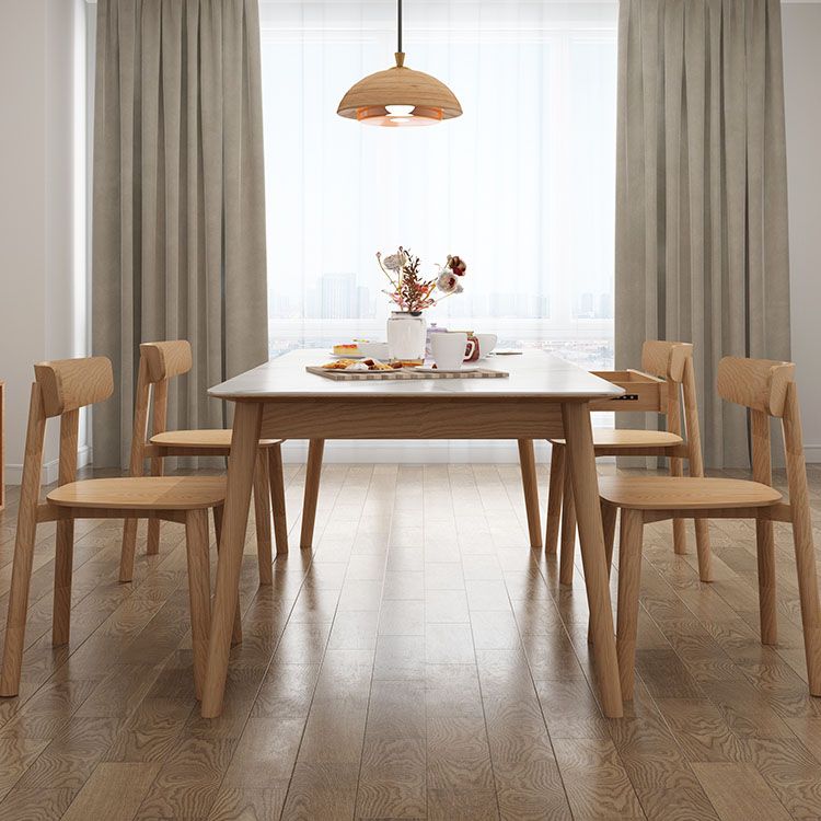 ホーム用のホワイトストーントップダイニングセット1/2/5ピースモダンディネットセット